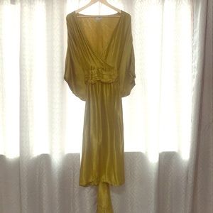 Satin Kimono sleeve Dress size 16 from ASOS